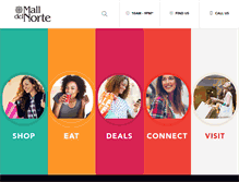 Tablet Screenshot of malldelnorte.com